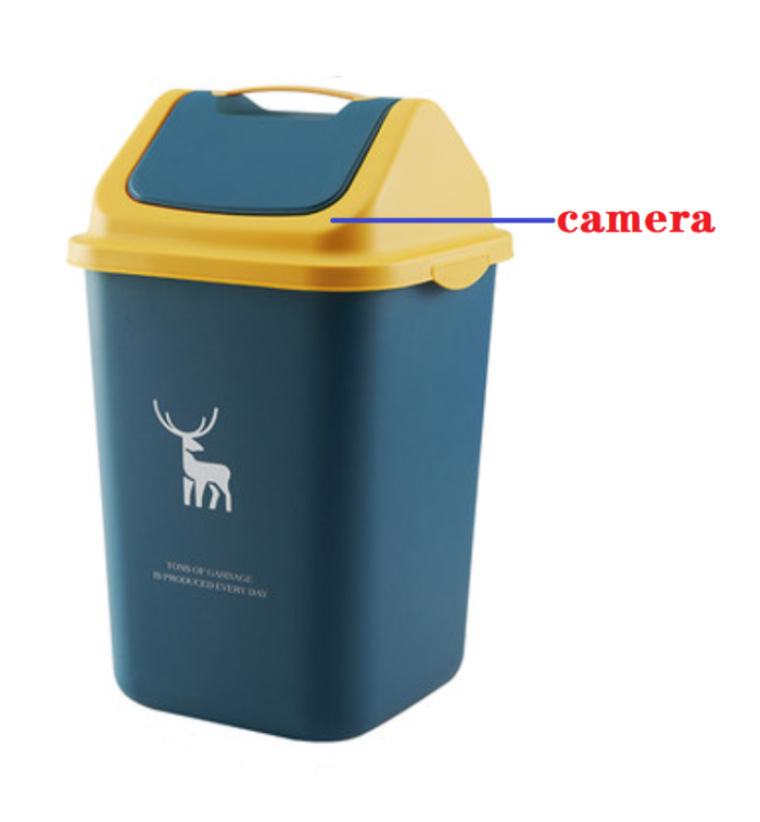 Trash Can Hidden camera 4K DH Camera