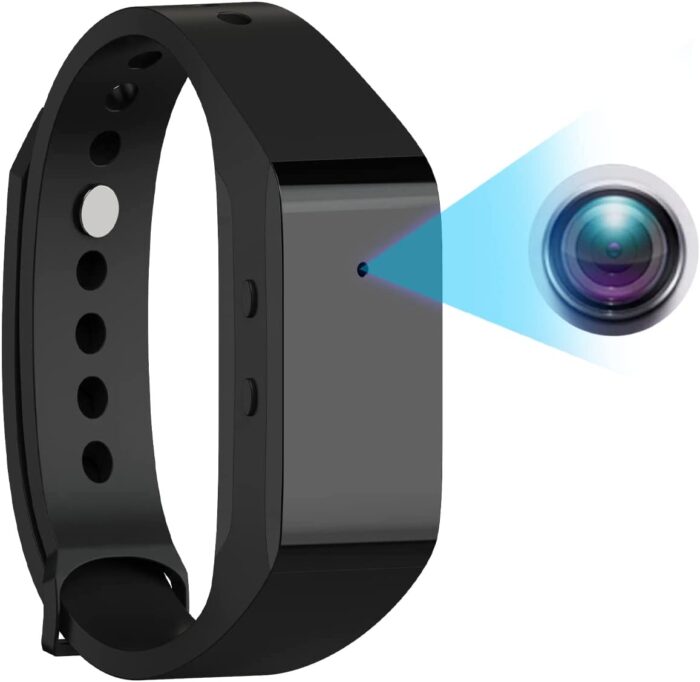 Wristband Spy Camera , Hidden Camera with HD 1080P,Nanny Cam with Image 2560X1440 Pixel,Spy Camera Hidden Camera