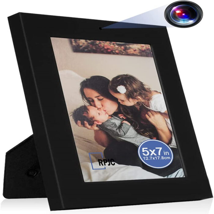 Hidden Camera, HD 1080P Photo Frame Spy Camera Home Security Wireless Mini Nanny Cam Video Recorder with Motion Detection for Home and Office, No WiFi Function No Audio