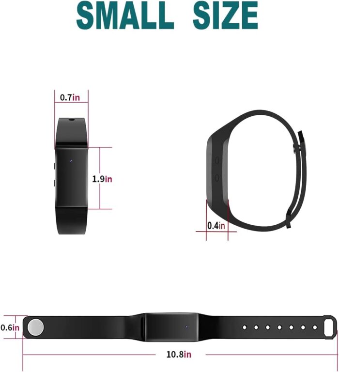 Wristband Spy Camera , Hidden Camera with HD 1080P,Nanny Cam with Image 2560X1440 Pixel,Spy Camera Hidden Camera - Image 7