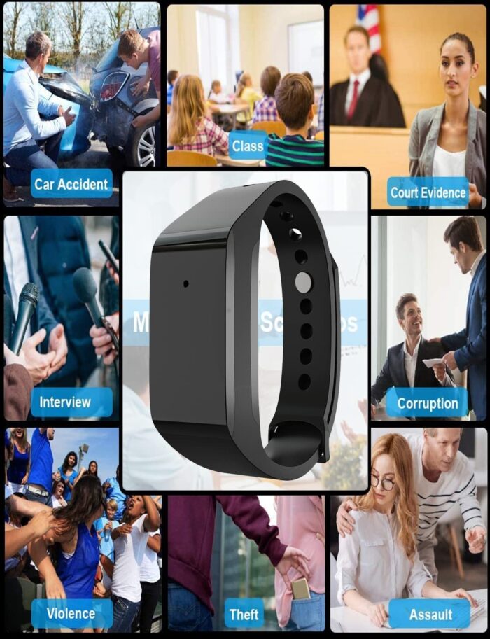 Wristband Spy Camera , Hidden Camera with HD 1080P,Nanny Cam with Image 2560X1440 Pixel,Spy Camera Hidden Camera - Image 6